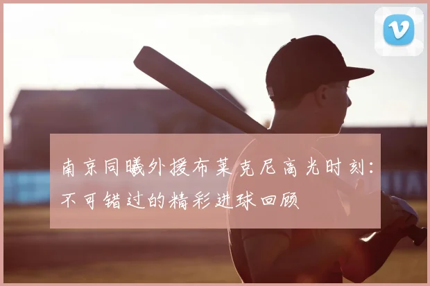 南京同曦外援布莱克尼高光时刻:不可错过的精彩进球回顾
